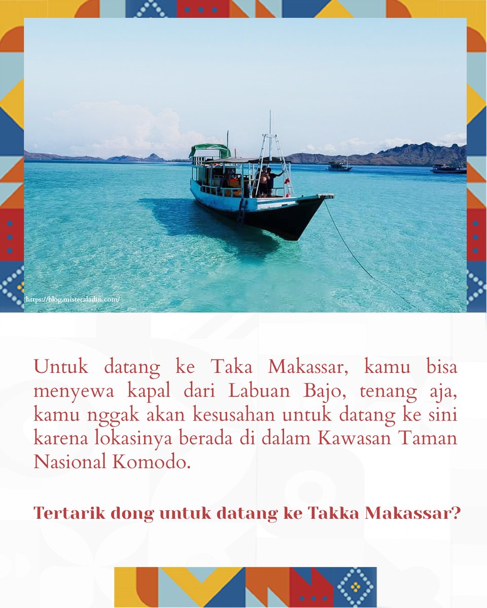 bpolbf's tweet photo. Jalan-jalan ke pantai atau pulau sih udah biasa tapi udah pernah belum berkunjung ke pulau yang hanya muncul saat air laut surut? 

Kenalin nih, Taka Makassar, pulau timbul yang masih berada dalam Kawasan Taman Nasional Komodo yang perlu jadi salah satu bucket list liburan kamu. https://t.co/e580KkOBAD