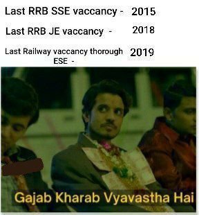 TrulyEngineers's tweet photo. We are Requesting Daily to Release #Railway_SSE_IRMS_JEN_Vacancy and now we'll continue to tell our country what @RailMinIndia @AshwiniVaishnaw @narendramodi g doing with Gov. Job Aspirants until you Release #Railway_SSE_IRMS_JEN_Vacancy
Don't make our lives Aimless.
Help @ndtv https://t.co/YLIFcEq7s4