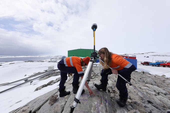 Environmental scientists Kasey Williams and Devon Hamley