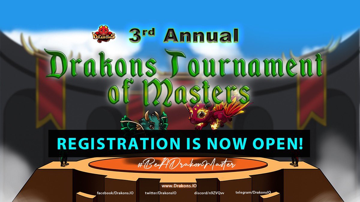 my_rachelle's tweet photo. Hey #DrakonMasters, we are now opening the registration for the Third Annual Tournament of Masters scheduled on January 2022. Please head on to https://t.co/asj6DLE08U for registration and details.

@coinkit_ com 1 300 DGB #BeADrakonMaster https://t.co/RLtY6utcHo