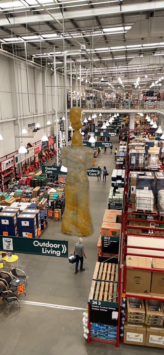 The Colossus of Bunnings… now available to enjoy the  AR <a href="/dropltco/">DROPLT 💧</a> #NFTCommunity #NFT