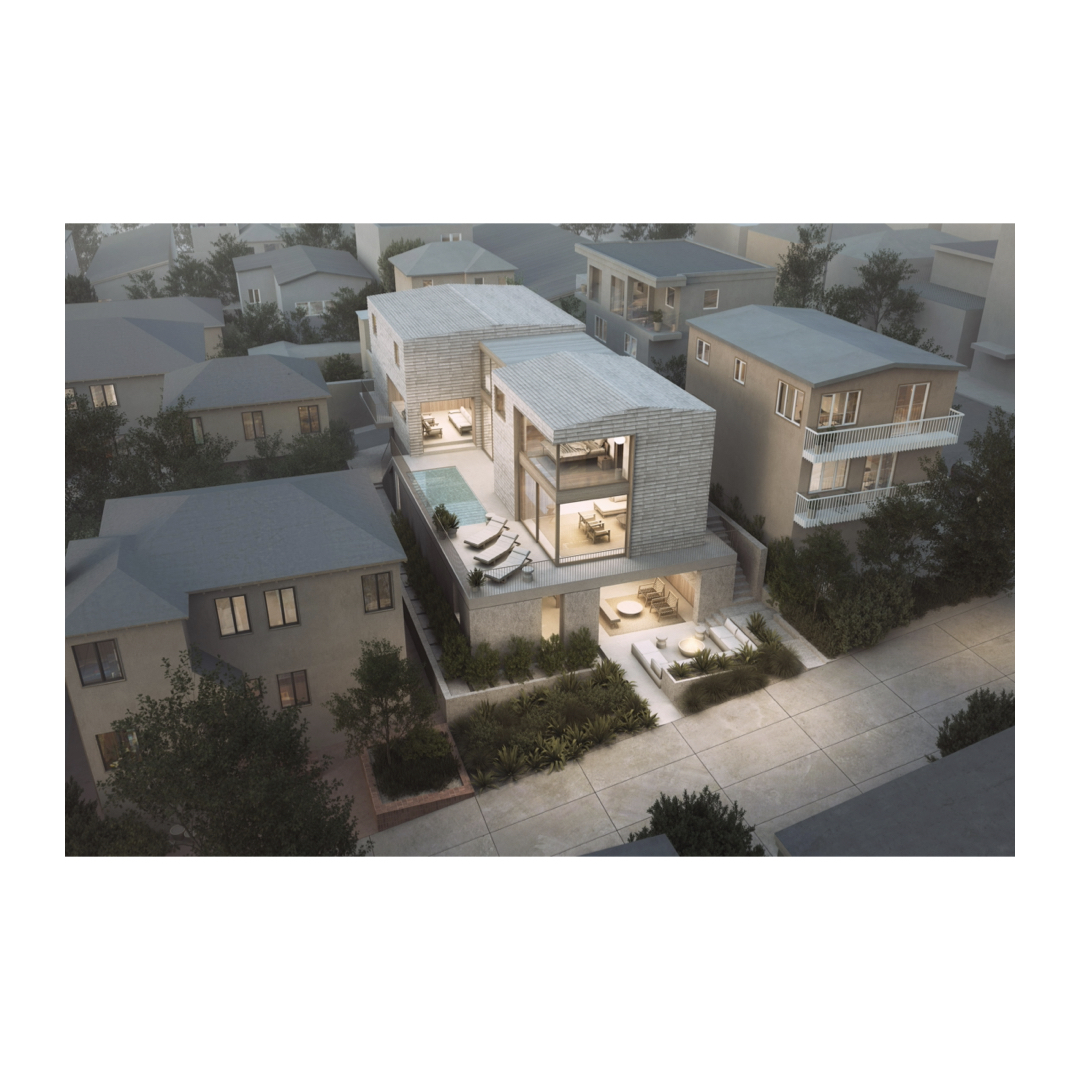 Evoking the essence of the classic surf shack typology, the design of this residence intentionally deconstructs nostalgic elements in order to create something new. #LaneyLAinc #architecture #architect #design #designer #home #customhome #visualization #rendering