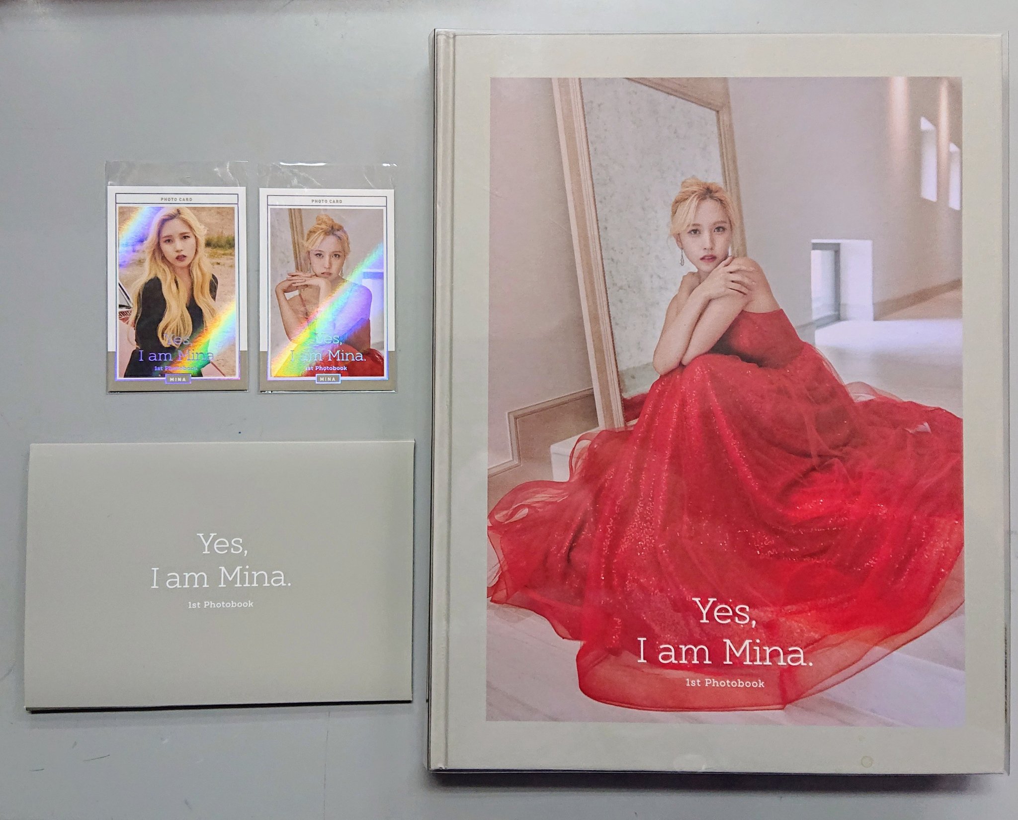 速くおよび自由な Yes i フォトカードセット Mina am K-POP/アジア