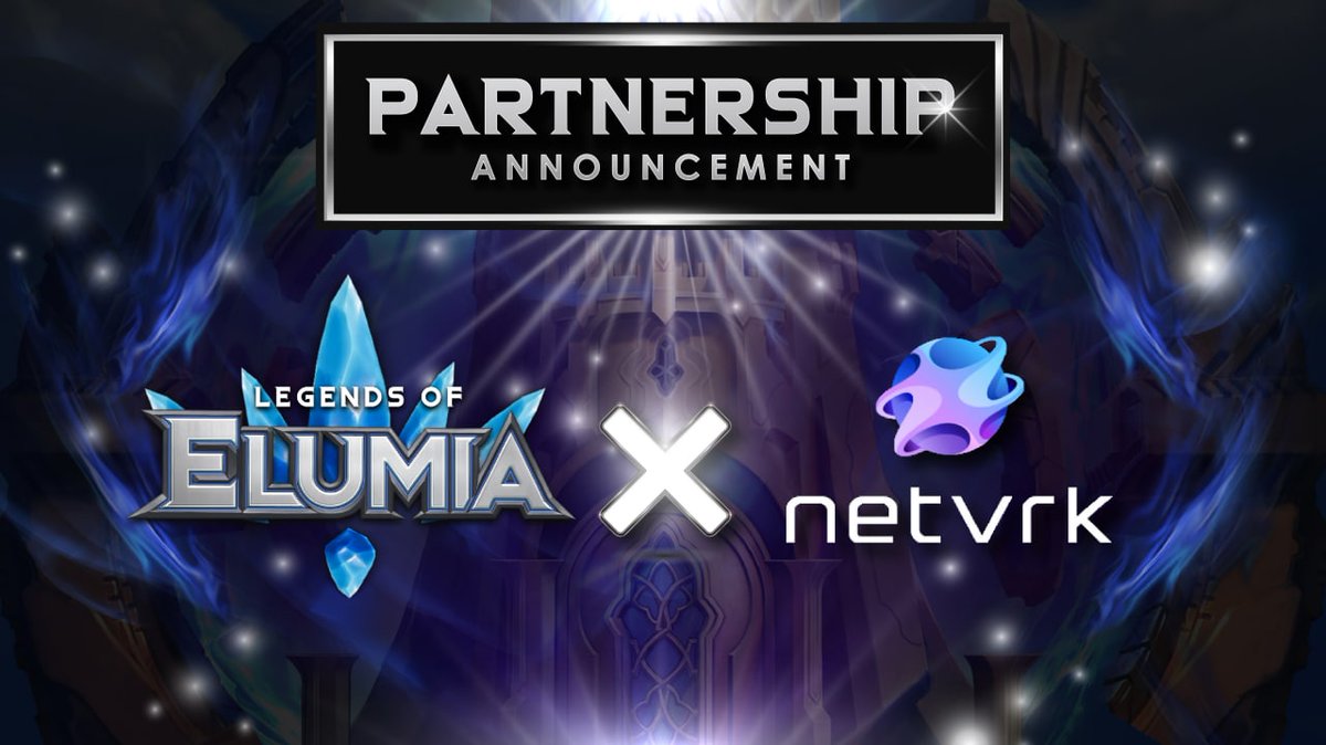 PlayElumia's tweet photo. 💎Legends of Elumia is proud to announce a strategic partnership with @NetVRk1

🎇Netvrk is a multi-farm metaverse, with tools to easily make, share, experience, and monetize creations. 

#LegendsofElumia #NFTgame #solana #NFT #cryptogames @solana @SolanaGamingNFT https://t.co/ORNFcnK99e