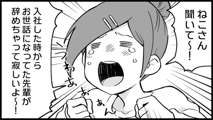 お悩み聞きます(1/5)
--
https://t.co/muNKOur6OQ
来週からの新作に合わせ、久々の再放送です!「ねこさんが聞いてあげる!(清水めりぃ @zatta_shimizu ) #ヤメコミ
#猫のいる暮らし 