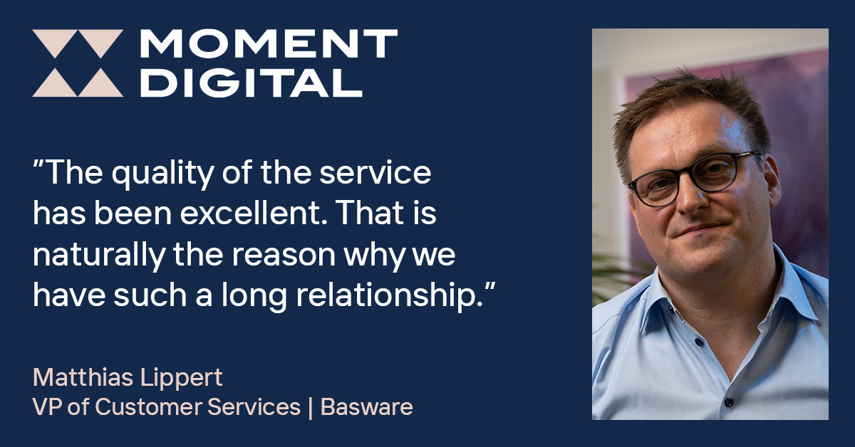 Kokemuksia Moment Digitalista - Case @BaswareFinland  

Moment Digitalin Service Desk – asiantuntijat tukevat Baswaren asiakkaita ja yhteistyötä tehdään tiiviisti Baswaren 3-tason tuen kanssa, ”kerralla kuntoon” -asenteella.
bit.ly/3oQnU3S

#servicedesk #ictsupport