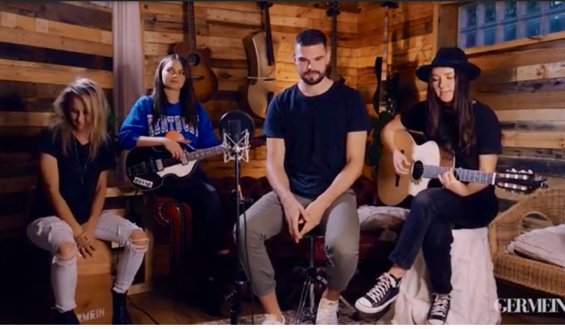abcadelaide's tweet photo. Did you hear this beautiful cover of the song Bruises this morning on the breakfast pgm. @Adelaide36ers player Isaac Humphries teamed up with the amazing @GermeinSisters in their home studio https://t.co/IYUmVYPGq5 https://t.co/oCets3E6r8