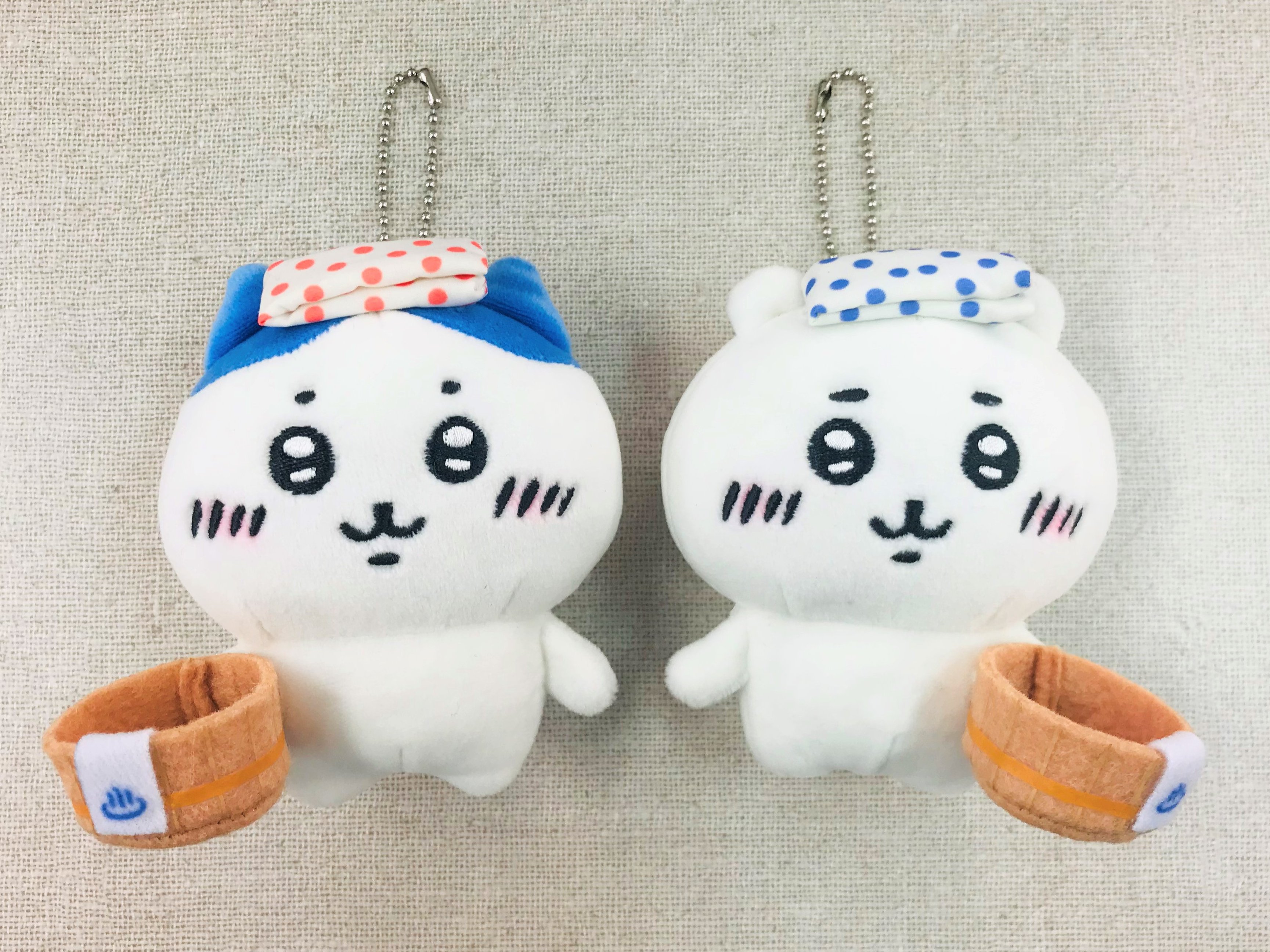 ちいかわ 温泉地限定 ぬいぐるみキーチェーン (ちいかわ