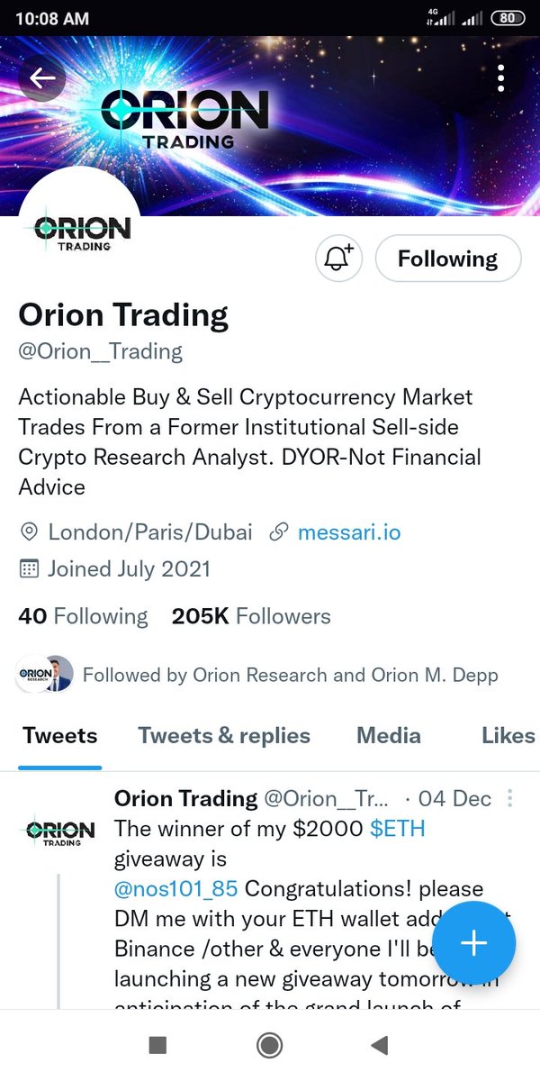 Loveme7513's tweet photo. @OrionDepp @solana @Orion__Research @Orion__Trading Thanks for giving an opportunity to check our luck sir. Good luck for all 💞 https://t.co/cUNWIxEqLR