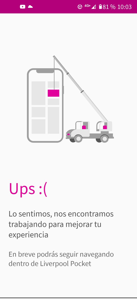 carloandrade222's tweet photo. Ultima venta nocturna del año de #liverpoolmexico ya bloquearon la aplicación y en web tampoco se puede comprar #liverpoolmexico #liverpoolmx #liverpoolpocket ya tiene más de una hora que dejo de funcionar la aplicación liverpool pocket y en la web tampoco funciona https://t.co/FukZAcGjQK