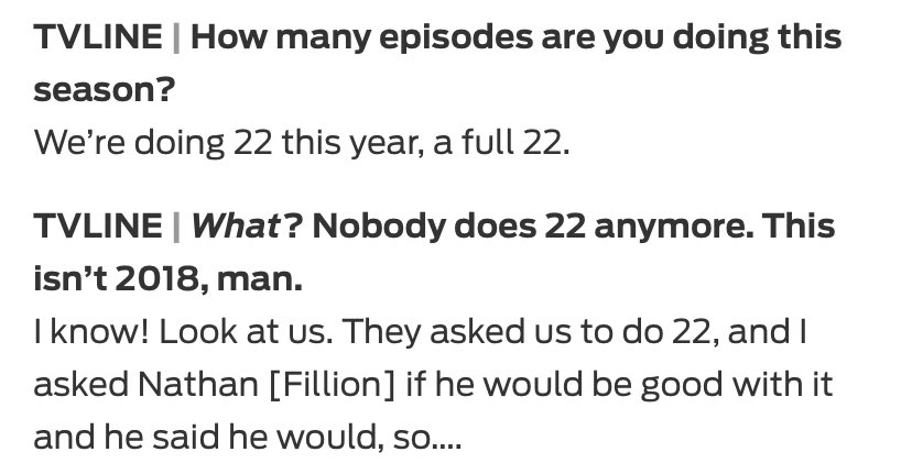 22 episodes of #TheRookie in S4! I’m here for all of it!! 😁👏🏻 Merry Christmas to me! 🎄