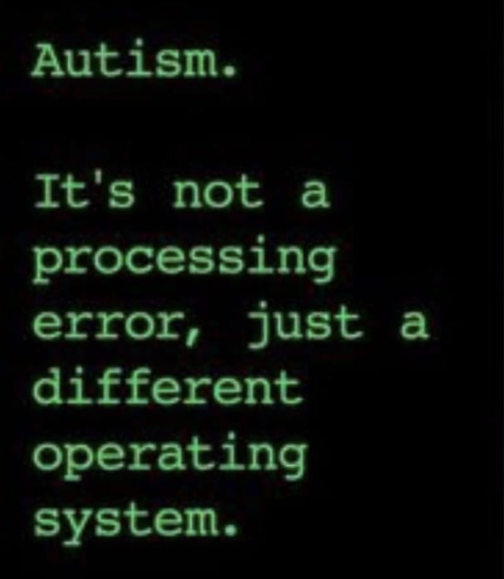 TherapyMomK's tweet photo. I could not agree with this more.#Autism is a difference not necessarily a #disability. https://t.co/cAvn99U3Qh