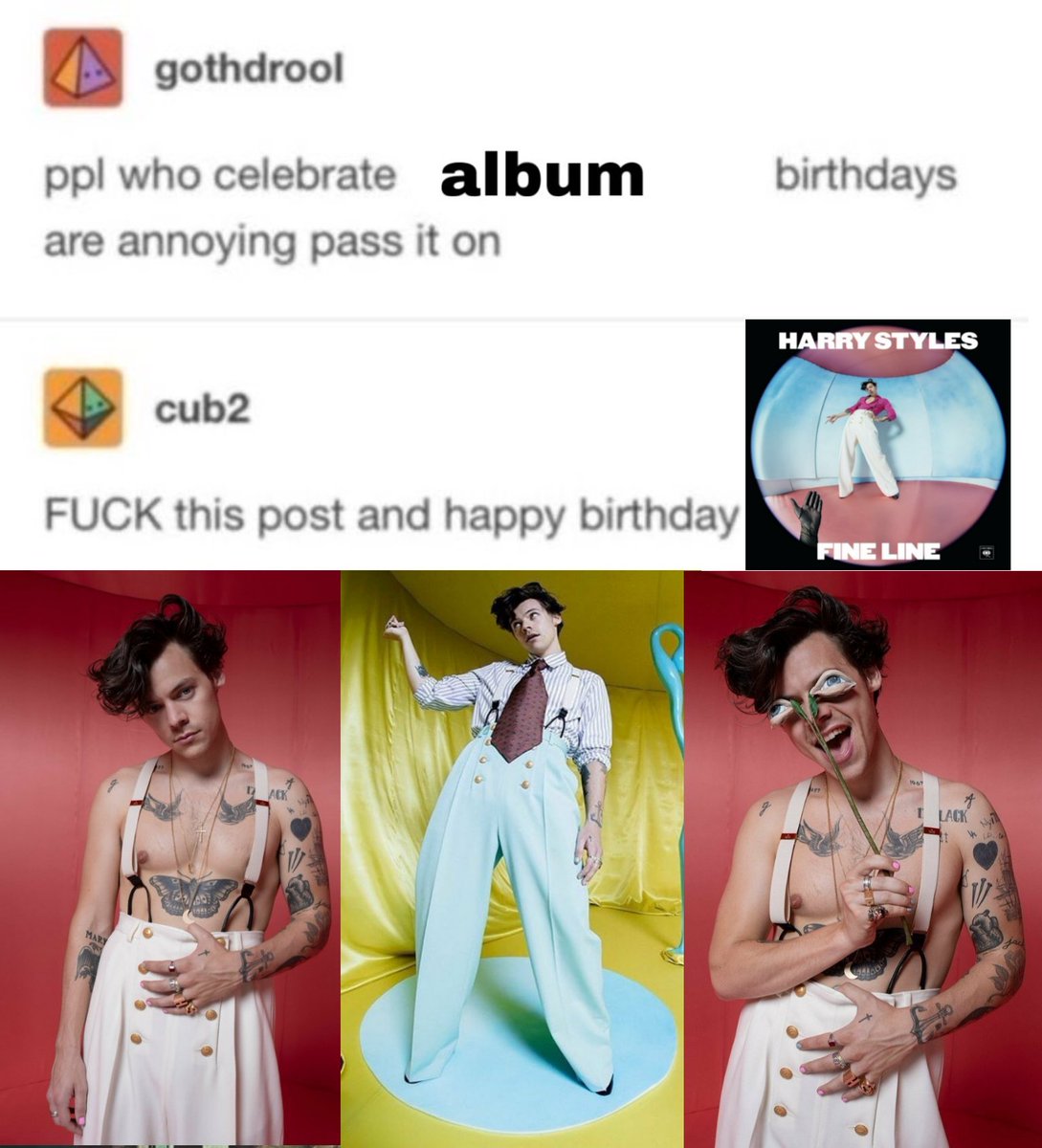 Iatenightdrivin's tweet photo. happy second birthday to fine line by harry styles https://t.co/WWda1Qov0B