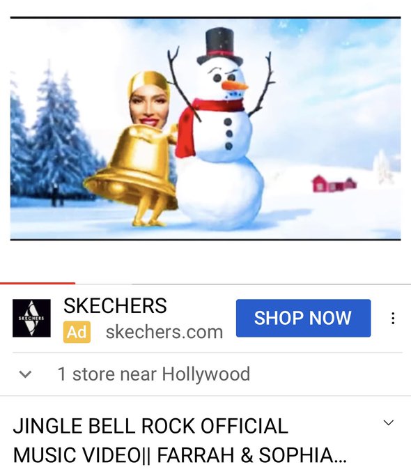 OMG 😆 JINGLE BELL ROCK OFFICIAL MUSIC VIDEO|| FARRAH &amp; SOPHIA ABRAHAM https://t.co/VAJEd5q7hc via @YouTube<a href="/tag/holidaymusic"class="tags"><span>#holidaymusic</span></a>