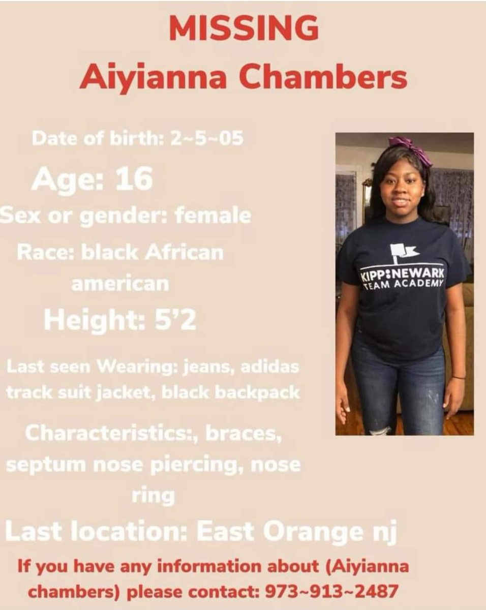 Onlyonetydera's tweet photo. #aiyiannachambers #missingteen https://t.co/9ZDzMZURv7
