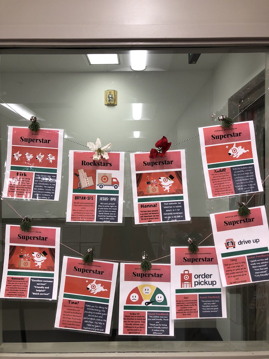 IsabellaT2424's tweet photo. Making sure our team knows just how much we appreciate them during this busy Q4! Our best and brightest performers for the month! #D207 #worksomewhereyoulove #target https://t.co/EILV9zdgS5
