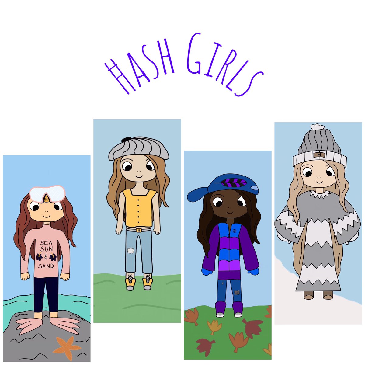 4KBKNFT's tweet photo. @hedera 11 year old artist here making a Hash Girls NFT collection on Hedera. Please give my siblings and I a follow. https://t.co/kf3WVzxfSR