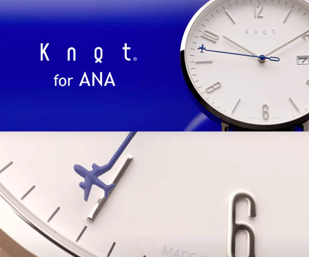 秒針が飛行機で可愛い　ANA✖️Knot 腕時計 FGdixiKVQAIHf3i?format=webp&