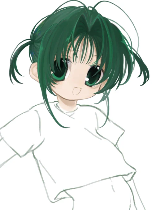 同じ人が描いたとは思えないな、これ 