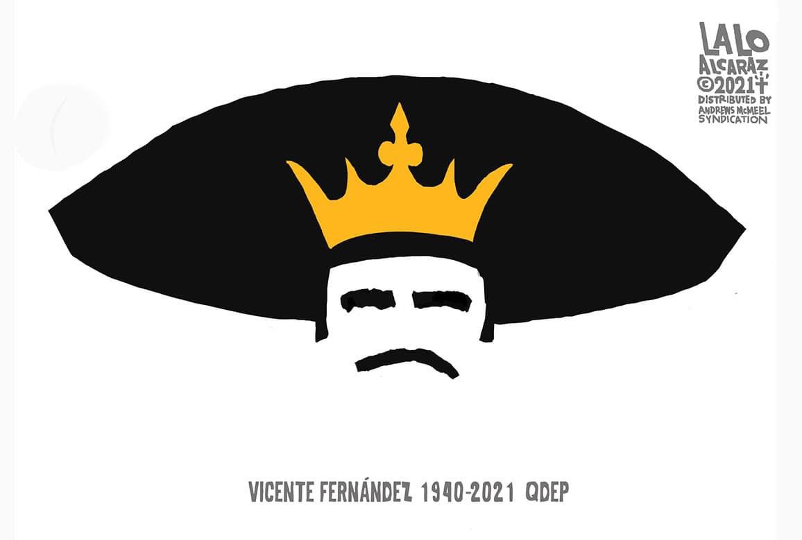 laloalcaraz's tweet photo. CHENTE 1940-2021 Rest in peace, rey! Please share #laloalcaraz cartoons https://t.co/dyZbISJXao