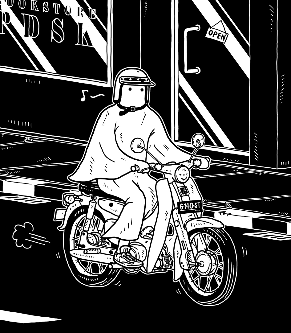 IT'S HERE! THE NEW ONE!

"Ghost - 08"
"Life is a journey. Let's take a ride."
16/18 ed
0.25 tez

>hicetnunc.art/objkt/584426<

<a href="/nft_asia/">Follow us at @nftasiaofficial</a> <a href="/NFTindonesia_/">NFTindonesia</a> <a href="/objktcom/">objkt</a>
#NFT #NFTartist #HEN #OBJKT #tezos #ghost #padasukaNFT #padasukakan? #HENHEN #ayameureun #paldiidolaanakjamansekarang