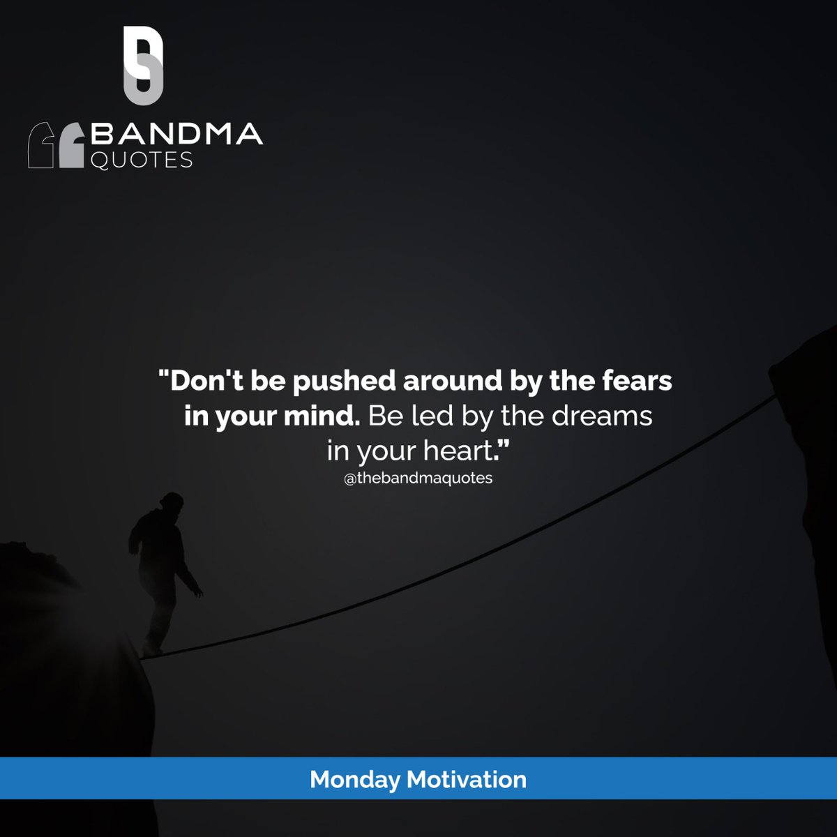 bandma_india's tweet photo. #mondaymotivation
"Don't be pushed around by the fears in your mind. Be Led By the Dreams in your heart."

Contact us to Get More Details
☎️+9111-45518758, +919899996505
🌐Visit:- https://t.co/6MNWZRC5iQ

#ingenuityatwork #packagingmachineries #secondarypackagingsolutions https://t.co/PspX0hnzvt
