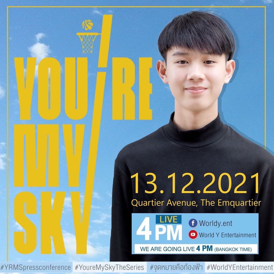 SengFamily27's tweet photo. 🎉วันนี้ไปให้กำลังใจน้องเส่งได้นะทุกคน....

📣แถลงข่าวซีรี่ย์ 
    " You’re My Sky จุดหมายคือท้องฟ้า"
📜13.12.2021
🕓04.00 PM /
📡Quartier Avenue, The Emquartier

#ปิ๊กเกอร์ของเส่ง
#YRMSpressconference
#YoureMySkyTheSeries
#WorldYEntertainment 
#sengnakud #sengs_family https://t.co/VNeOaK5JvS