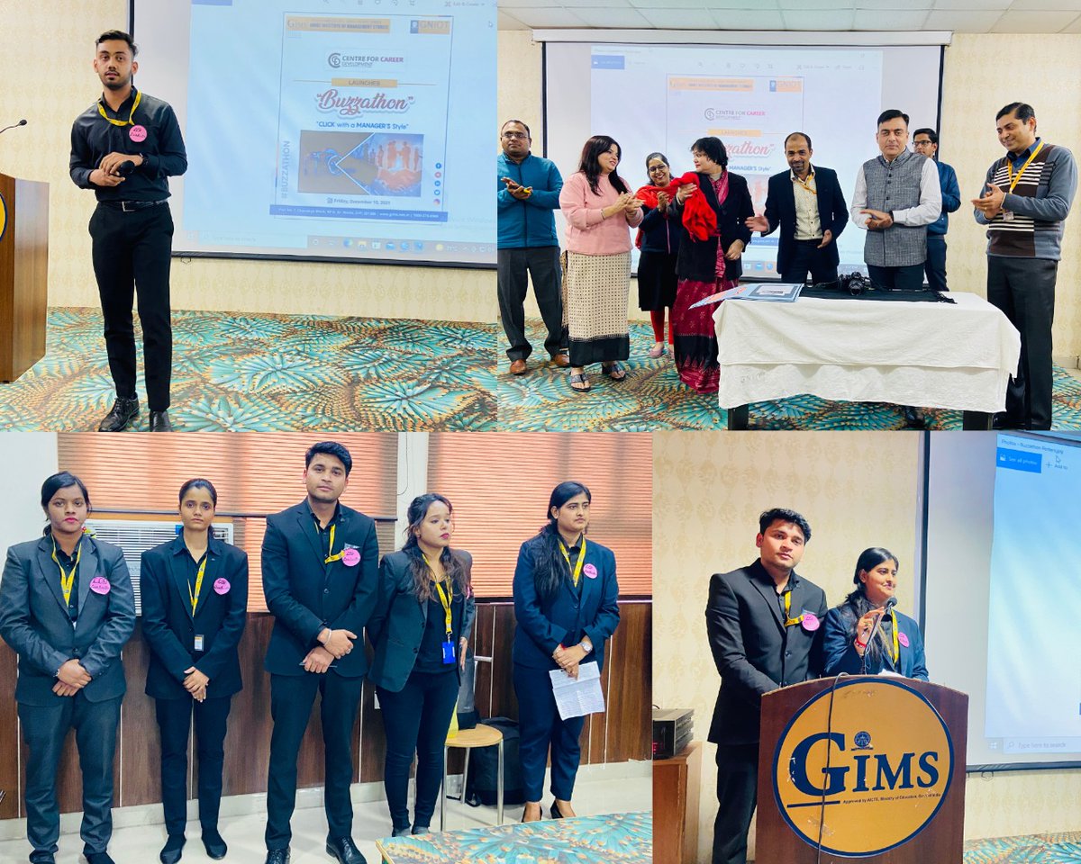 gims_net_in's tweet photo. The CCDians at GIMS, Greater Noida launched Buzzathon- Click with a Manager’s Style, on Dec 10, 2021 with full fervour. The event was inaugurated by Director-GIMS. #Buzzathon #Manager #Gniot #Gims #GIMSians #GreaterNoida #GimsCollege #Institute https://t.co/UIJjmdQZOG