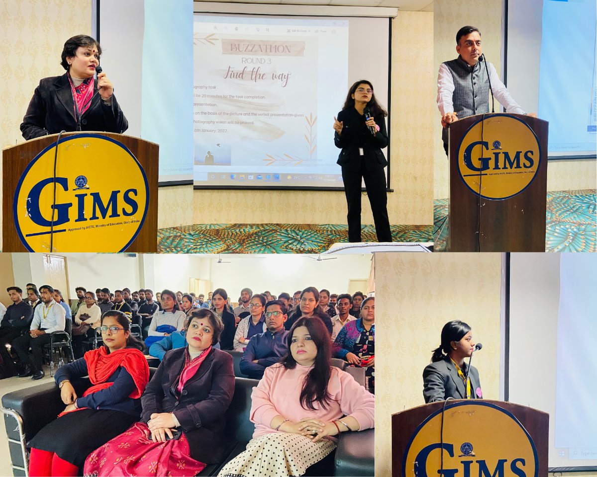 gims_net_in's tweet photo. The CCDians at GIMS, Greater Noida launched Buzzathon- Click with a Manager’s Style, on Dec 10, 2021 with full fervour. The event was inaugurated by Director-GIMS. #Buzzathon #Manager #Gniot #Gims #GIMSians #GreaterNoida #GimsCollege #Institute https://t.co/UIJjmdQZOG