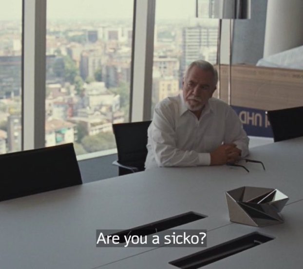 My GF after I listen to 3 Succession finale podcasts in a row.