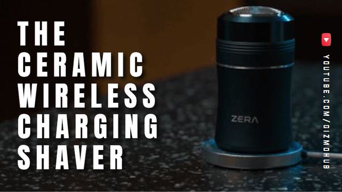 zera ceramic wireless charging shaver