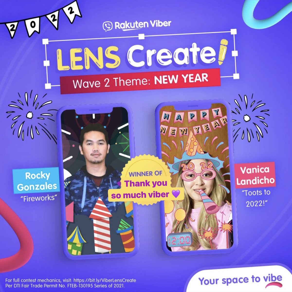 melovioIet's tweet photo. AHHHH, A great way to celebrate December… 

I'm so happy, speechless, and excited that Viber chose my 'Viber Lens' artwork to be one of the winners of Viber Lens Create, and the lens will be available for New Year! https://t.co/nLz6QdVs8R
