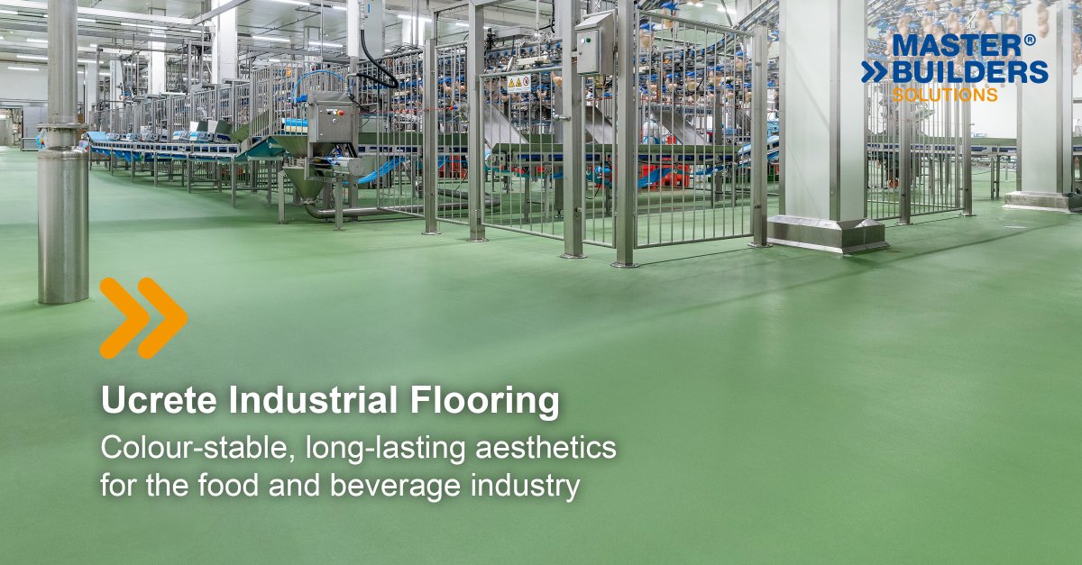 MBS_global's tweet photo. Ucrete CS does not yellow under UV emitted from indoor lighting. It offers a range of textures suitable for all types of processing environments. Click to get your free floor specification here: https://t.co/790mT7x48n #foodindustry #flooring #beverageindustry #ucrete https://t.co/IIg5lMkiNu
