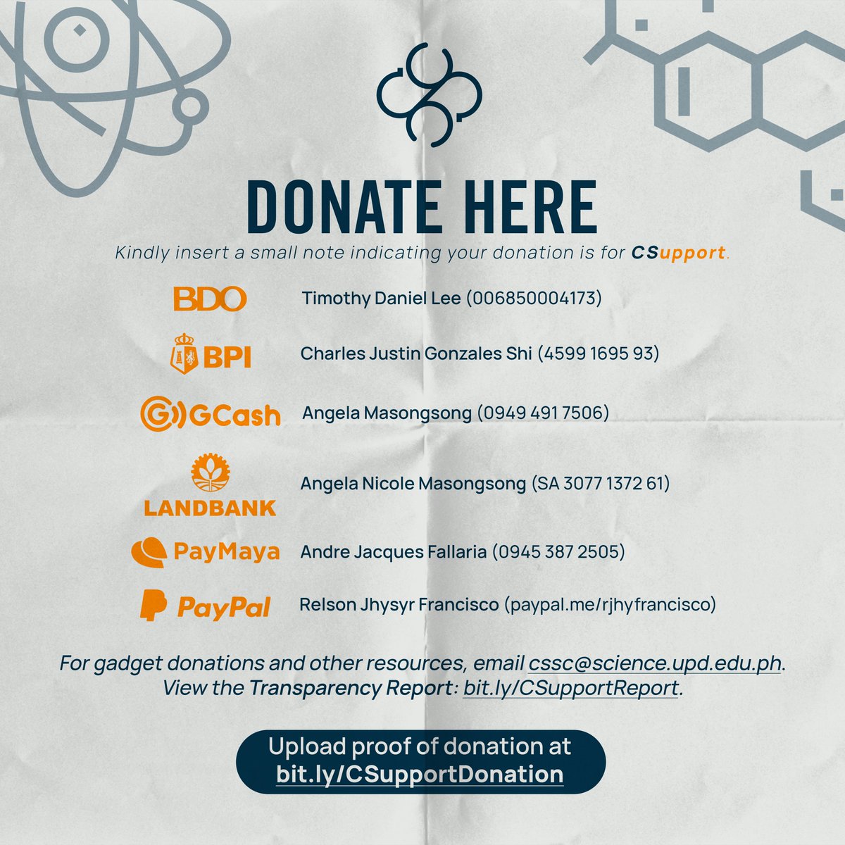 upcssc's tweet photo. Saan aabot ang 700 mo?

For just P700, you can help provide a UP Diliman College of Science student with internet connection for one month of remote learning classes this coming academic year. https://t.co/zixKPjOZK6