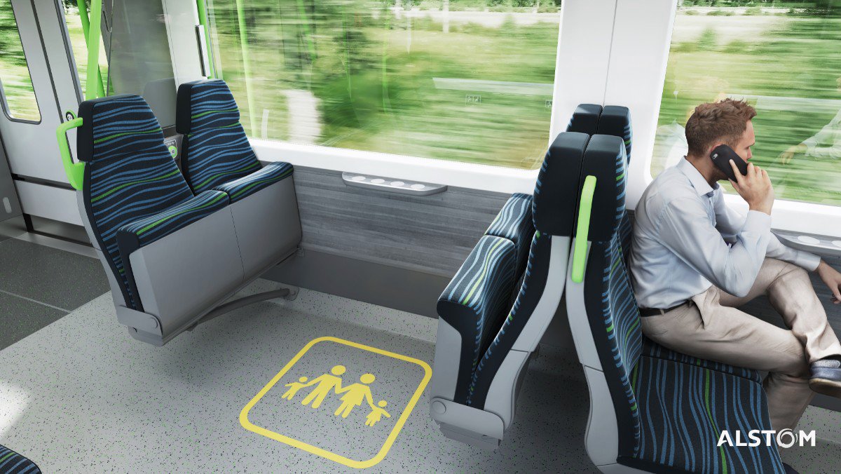 Alstom's tweet photo. We're delighted to have been selected by @IrishRail to provide the most #sustainable fleet of #trains in Irish transport history 🌱🚄🇮🇪
Due to enter service in 2025, the new #electric & #battery-electric fleet will be specially tailored for #DARTPlus.
https://t.co/mtv8u9g3Kg https://t.co/KwCSyTu3UG