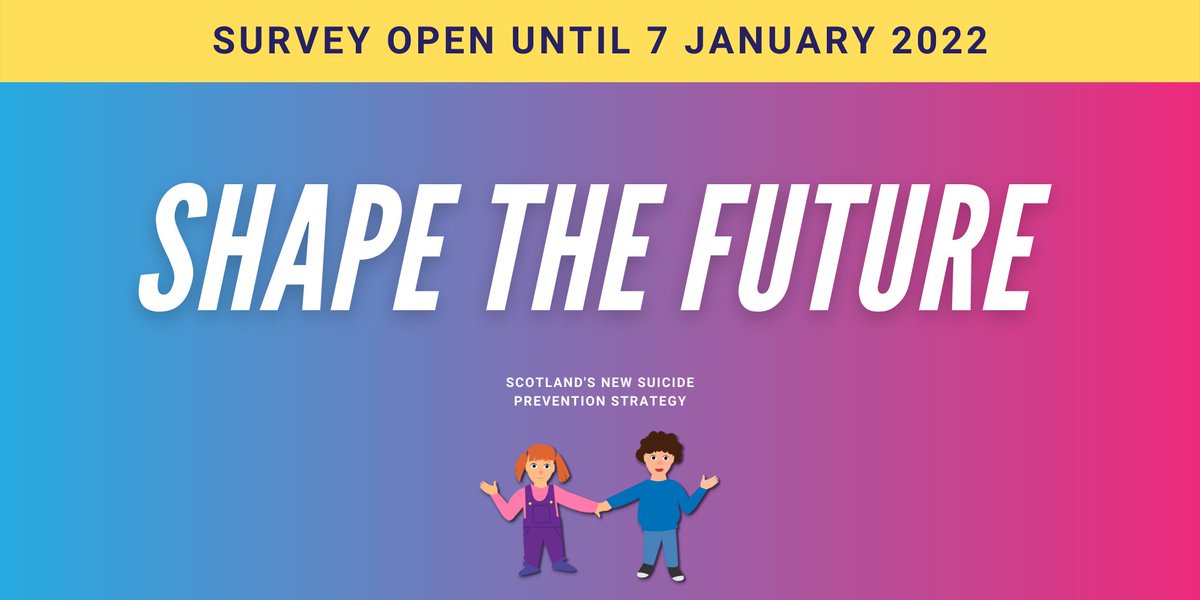 SuicidePrevScot's tweet photo. ICYMI, @scotgovhealth's Suicide Prevention Strategy survey is open until 7 January. You can help shape the long-term approach to tackling suicide. 

Take part: https://t.co/HOFqTLwy5Y https://t.co/d00woIz0wl