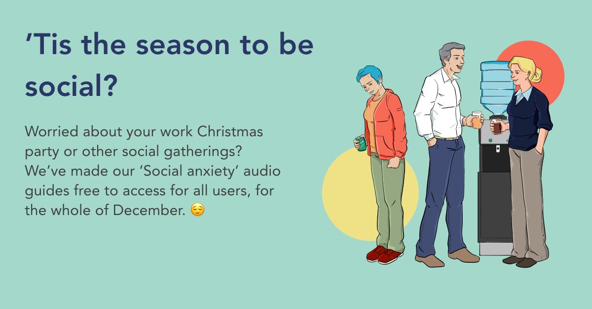 companion_apps's tweet photo. Whilst not everyone talks about it, many of us have experienced some feelings of social anxiety. And these feelings can increase at this time of year. Listen to our guides on social anxiety to discover what it is, how it manifests and how to manage it.

https://t.co/0aFLn9LQBQ https://t.co/5Se4xQddEk