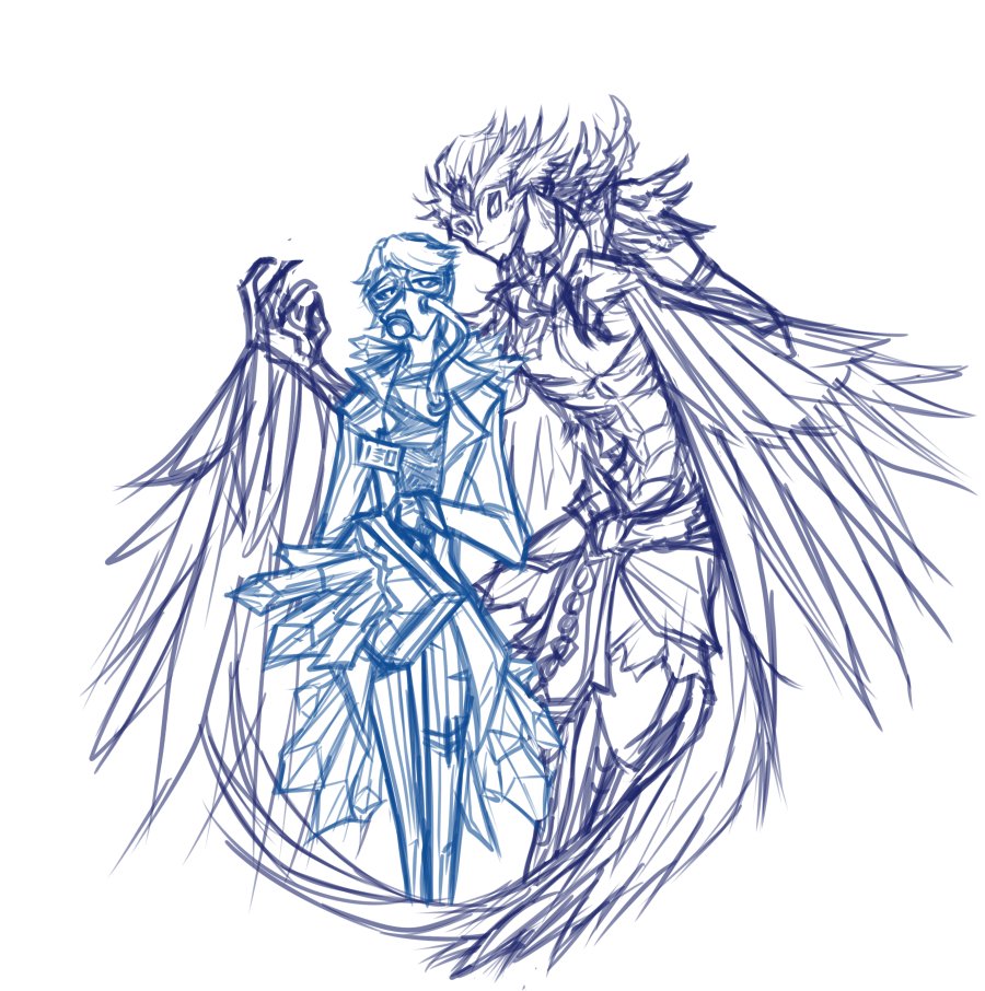 BloshoBoo_idv's tweet photo. Aesop Luchino outfit swap sketch * _* https://t.co/OdFVjcEYBl