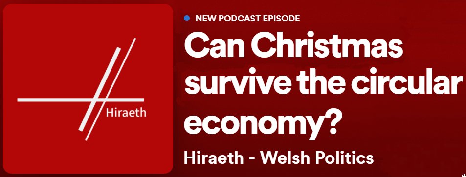 Download tinyurl.com/2z5p9f58 and listen to in the car. In this podcast, 'Hiraeth - Welsh Politics Podcasts' discuss the Circular Economy with Eifion Williams of Circular Communities Wales, Ellie Smillie from Library of things and Dr Gary Walpole from Swansea University