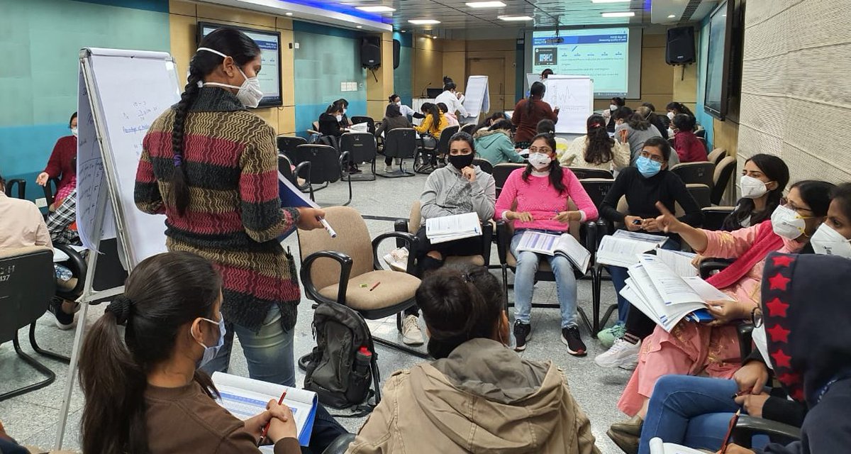 Feedback from students &amp; facilitators will add value to the #QI package teaching learning methodology. Learning will be applied in the clinical areas with support from Nursing Faculty <a href="/TNAINationalHq/">The Trained Nurses' Association of India (TNAI)</a> <a href="/UNICEFIndia/">UNICEF India</a> <a href="/WHOSEARO/">World Health Organization South-East Asia</a> <a href="/iapindia/">Indian Academy of Pediatrics (IAP)</a> <a href="/Nnfindia1/">NNFIndia</a> <a href="/fogsiofficial/">FOGSI</a> <a href="/NMC_IND/">National Medical Commission</a> <a href="/MoHFW_INDIA/">Ministry of Health</a>