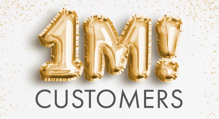 KIP_Gifts's tweet photo. Over the weekend we hit a huge milestone and reached 1 million customers!🎉

Thank you to everyone who has supported us and we hope we can continue to provide you with all of your personalised gifts for years to come 💛 https://t.co/VWpUuxQDh3