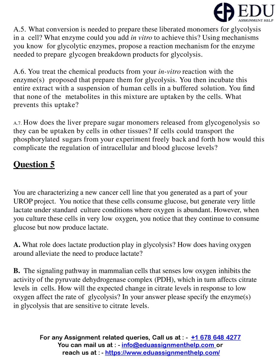 Edu_Assignment's tweet image. I am Jason B. I am a Biochemistry Assignment Expert at eduassignmenthelp.com. I have been helping students with their homework for the past 5 years. I solve assignments related to Biochemistry. To see the full assignment visit flic.kr/s/aHsmXfpFB4
#BiochemistryAssignmentHelp