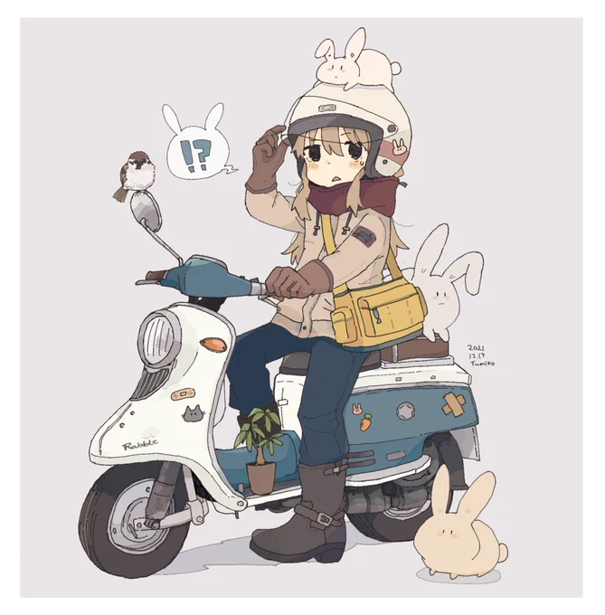 うさぎスクーター 