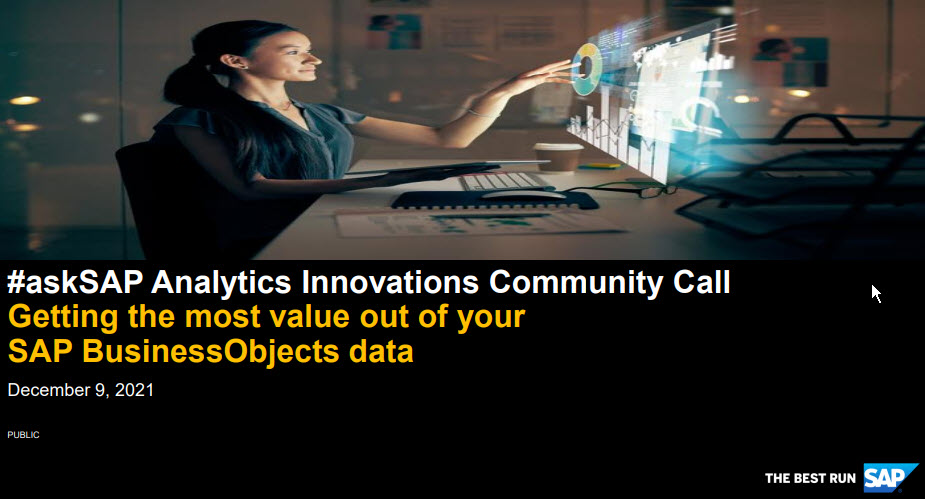 Getting the most value out of your SAP BusinessObjects data #askSAP Summary with Q&amp;A blogs.sap.com/2021/12/13/get…