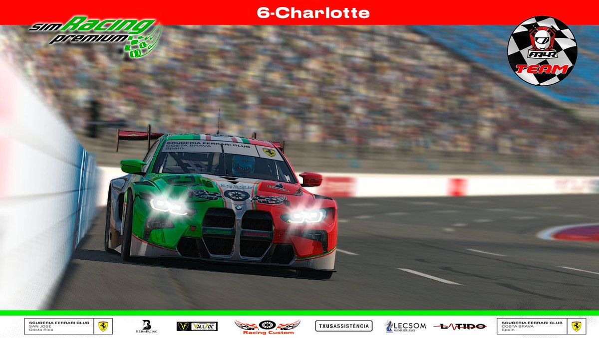 🏁Hoy toca carrera!!!! 🏁

Penúltima prueba de la <a href="/FA4RACERS/">FA4RACERS</a> en Charlotte, un circuito que me encanta, vamos a darlo todo. 

Nos vemos en directo a las 21:45 
twitch.tv/jaumesole1423