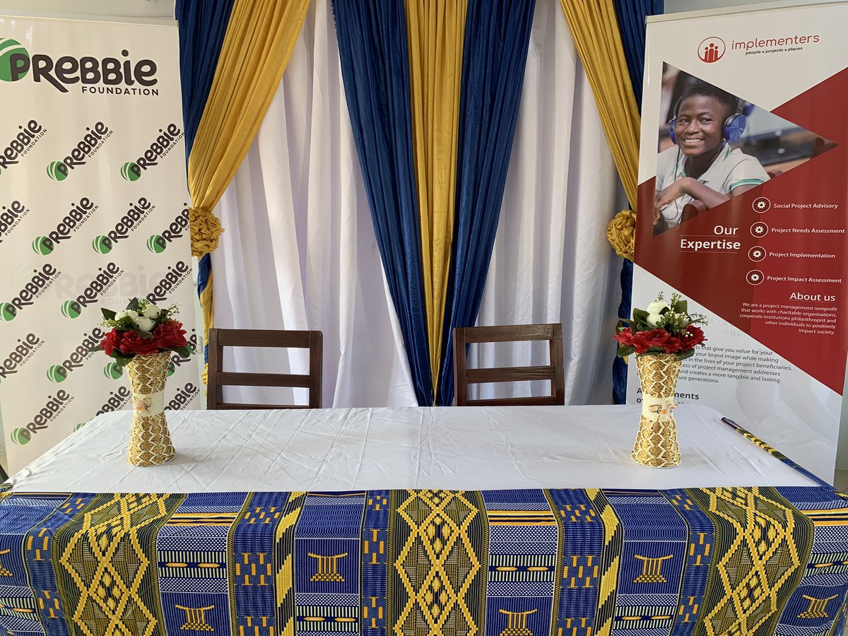 AmsabEvents's tweet photo. Corporate Setup Done for @implementersgh @braveconnectgh for the opening ceremony of Girls in STEM training Project.
✨
✨
Book @AmsabEvents today for all your #eventconsulting, #eventplanning and #Cateringservices.
.
.
.
.
.
#amsabevents #amsabevents_catering #uniquelyamsab https://t.co/noE10GFxHK