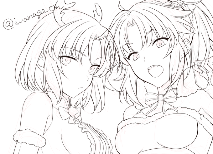 そろそろクリスマスなので、こういうモッ式のイラストを描いて、クリアファイルにしたいです。 