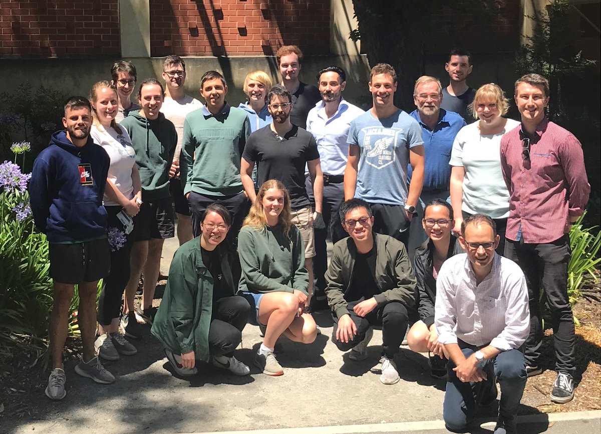 Broader group photo for 2021 - thanks everyone for a great year (and we're still smiling 16 takes in!). A few familiar faces have moved @RpPeral @rosie_j_young and Chris Coleman, and we've welcomed some new people - 2021 summer students, @jackevansADL, Thomas A. and Adrian M.