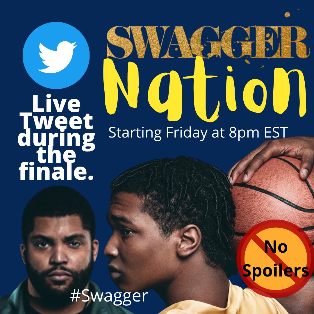 SwaggerNATION2's tweet photo. Get it off your chest and live tweet the cast and production of Swagger this Friday during the finale.
#getitoffyourchest
#Swagger
#SwaggerFinale
#Swaggeron3 https://t.co/TtlIjWpcQv