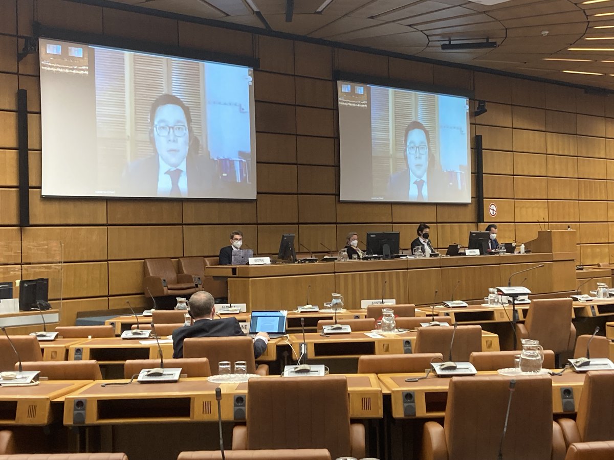 annajoubinbret's tweet photo. #UNCITRAL Working Group V began its 59th session today. On the agenda are:
➡️the commentary to the Legislative Guide on Insolvency Law for MSEs
➡️legal issues arising from civil asset tracing &amp; recovery in insolvency proceedings 
➡️applicable law in insolvency proceedings https://t.co/LGuAhuaCl6
